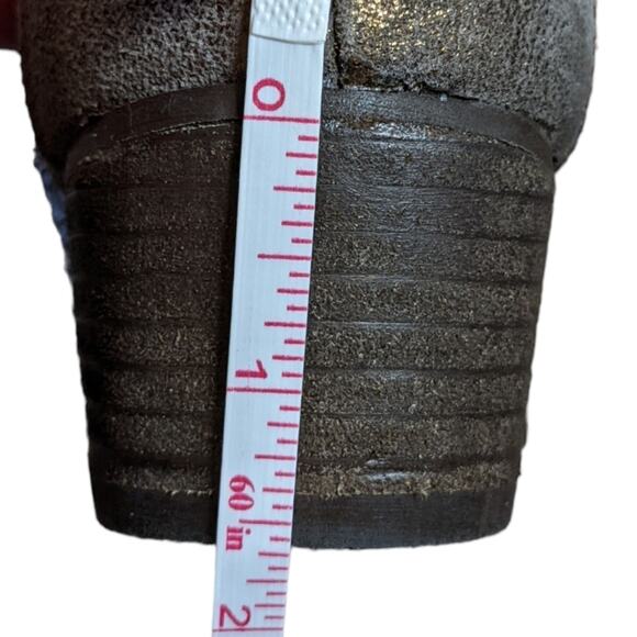 Very Volatile booties woven leather brown metallic size 8.5 - Picture 10 of 10